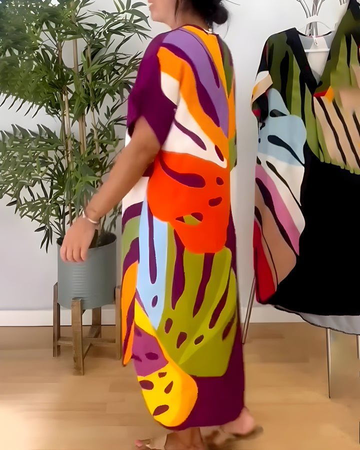 Emelia |  Abstract Print Dress