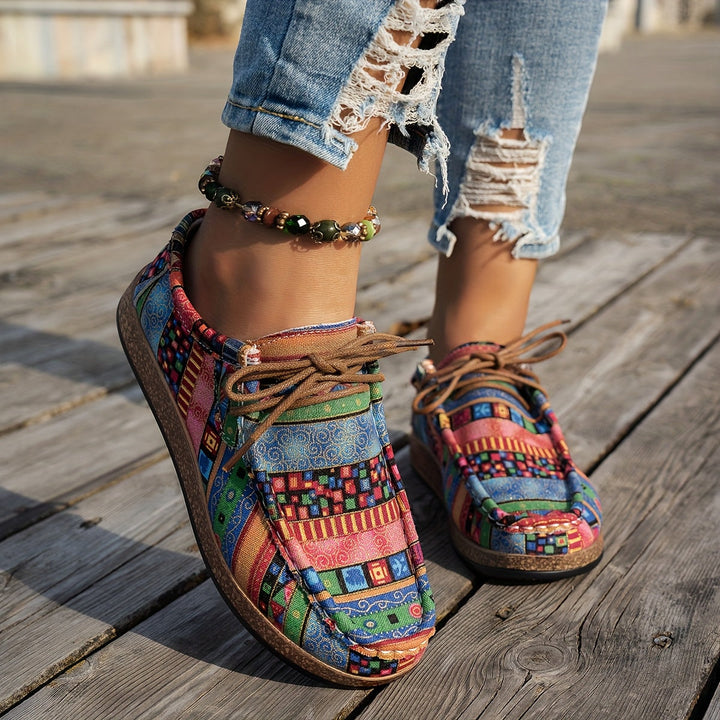 Colorful Retro Women's Shoes