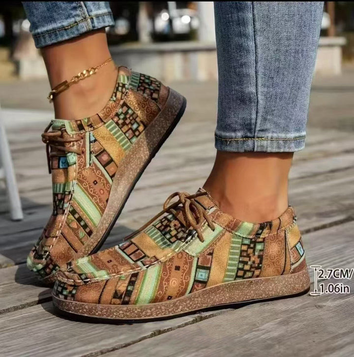 Colorful Retro Women's Shoes