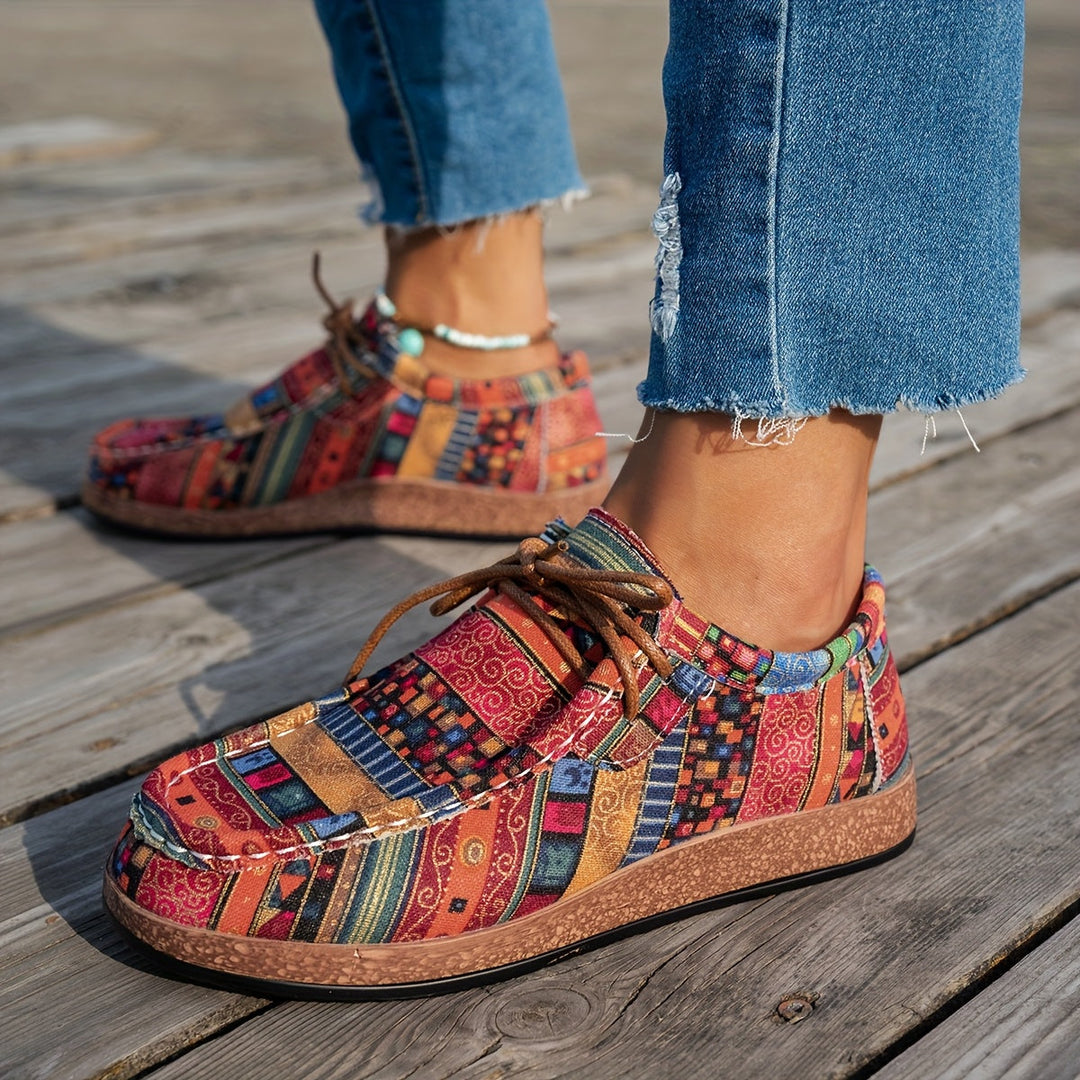 Colorful Retro Women's Shoes