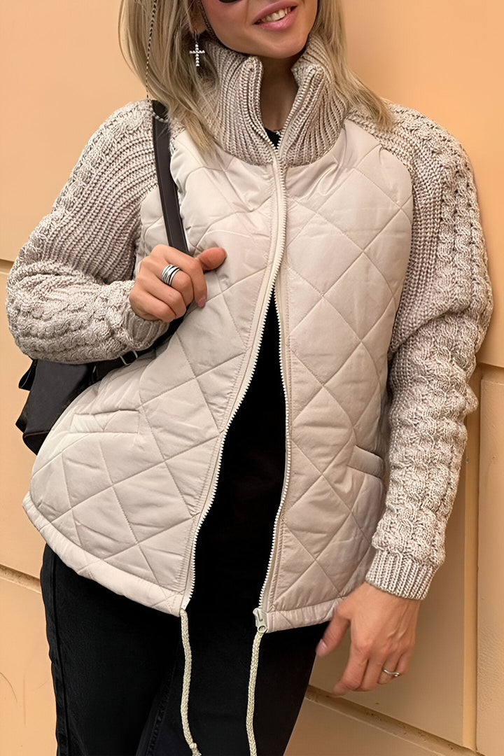 Therese | Patchwork Zip Jacket