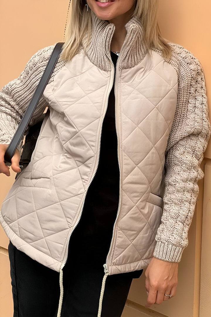 Therese | Patchwork Zip Jacket