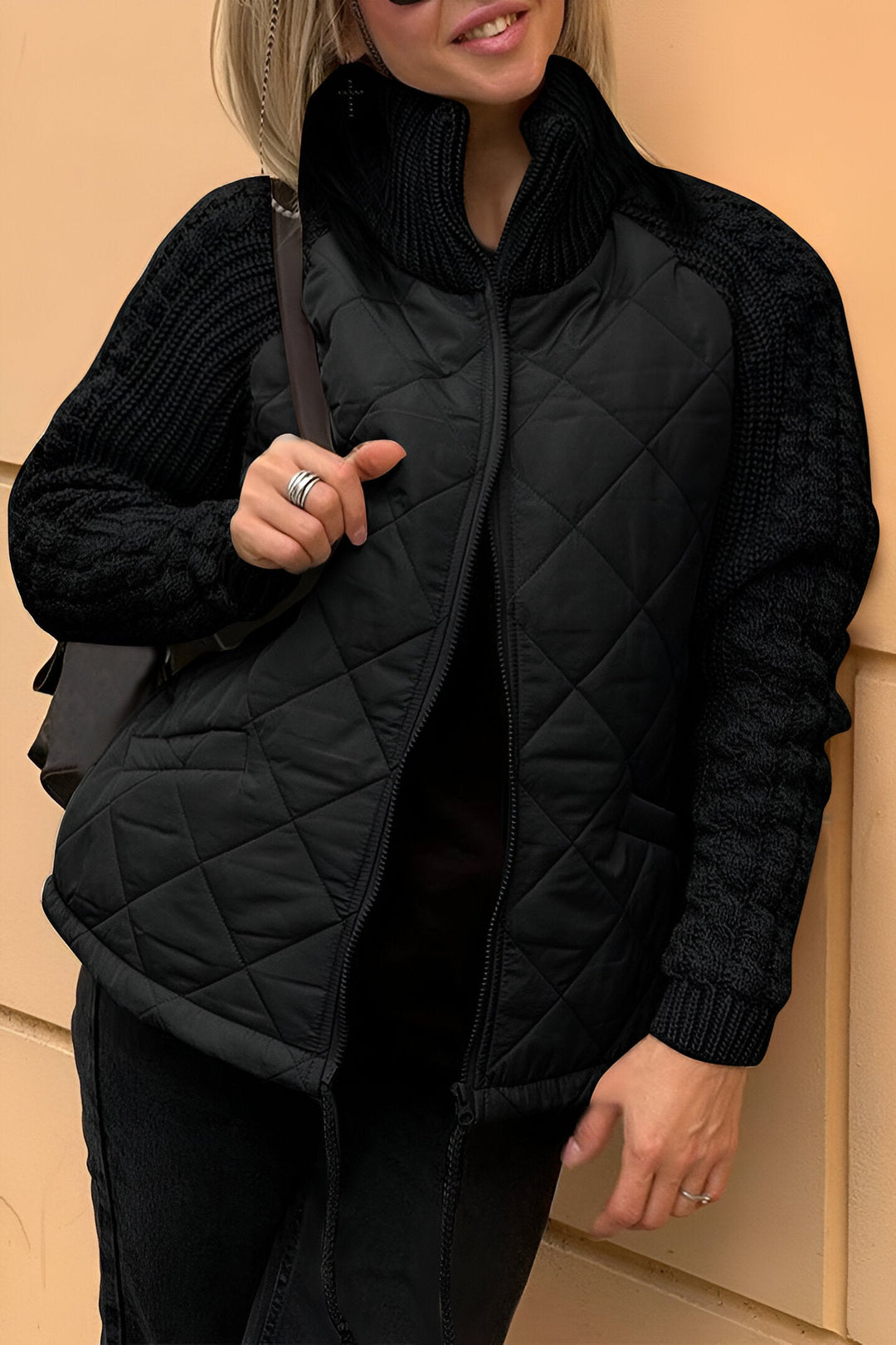 Therese | Patchwork Zip Jacket
