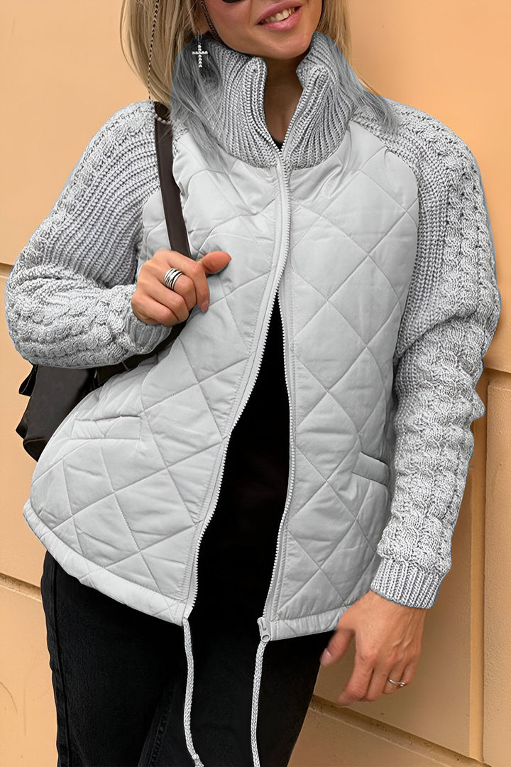 Therese | Patchwork Zip Jacket