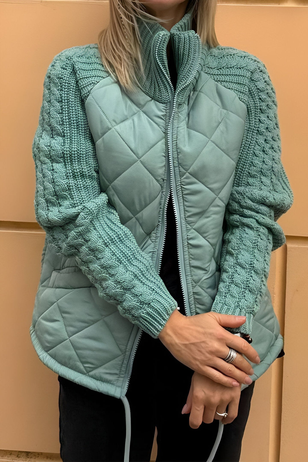 Therese | Patchwork Zip Jacket