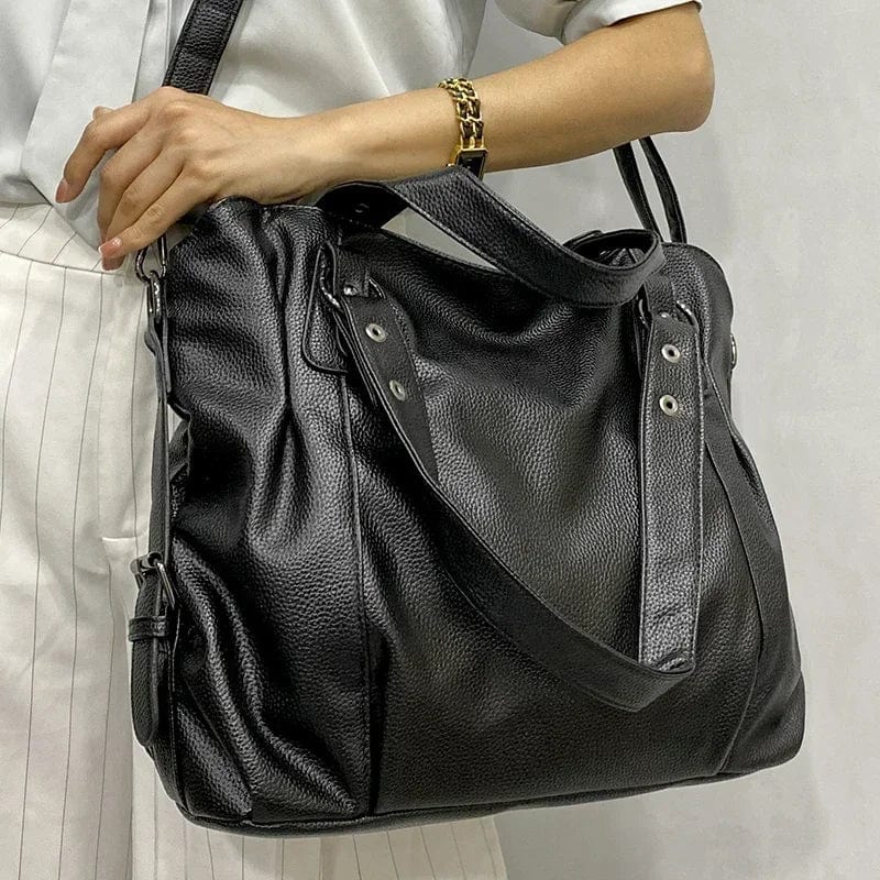 Elegant and Multifunctional Leather Shoulder Bag