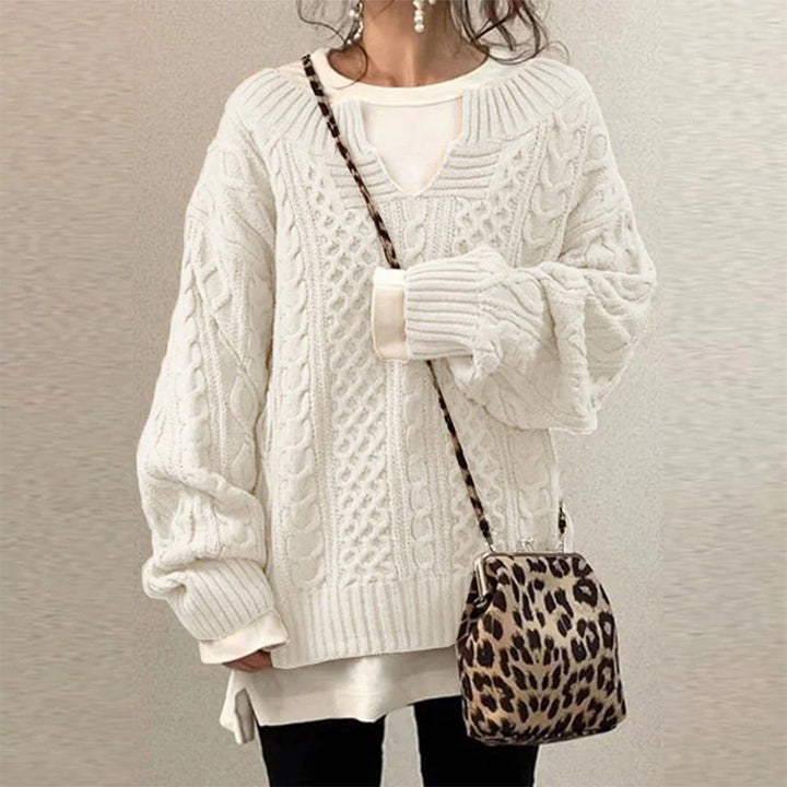 Sofia - Winter Twisted Sweater