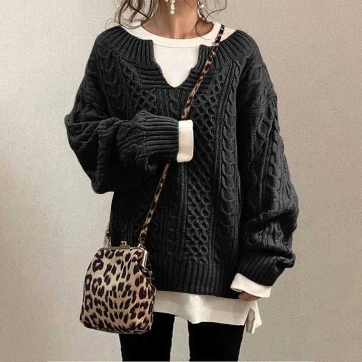 Sofia - Winter Twisted Sweater