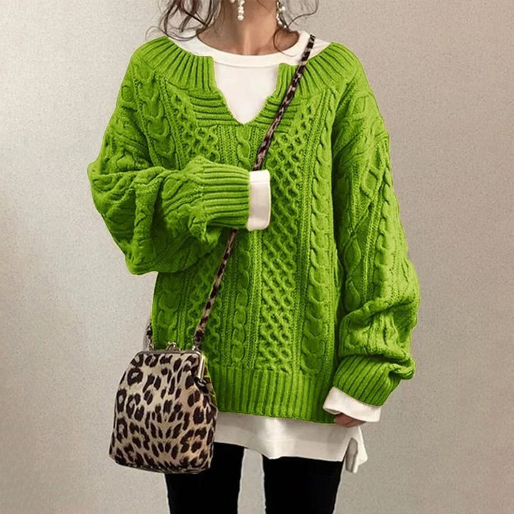 Sofia - Winter Twisted Sweater