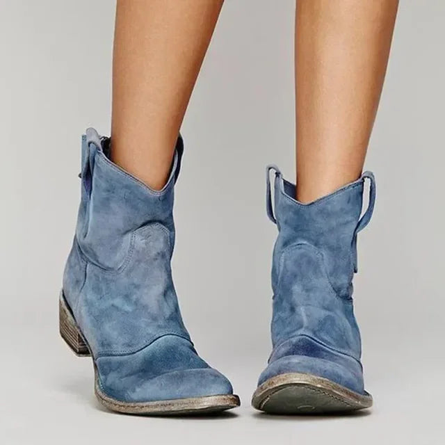 Paloma | Vintage Western Orthopedic Ankle Boots