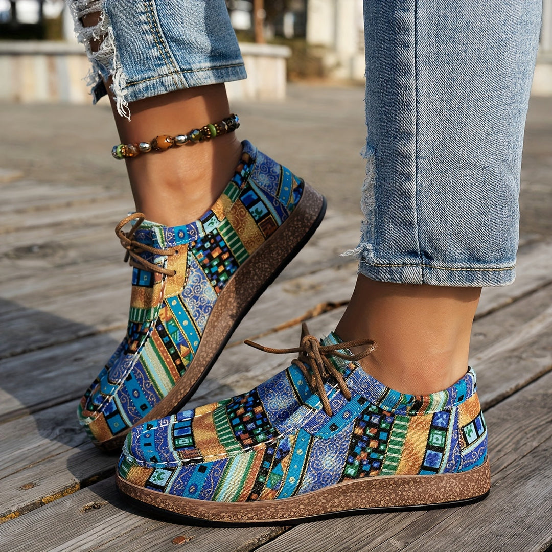 Colorful Retro Women's Shoes