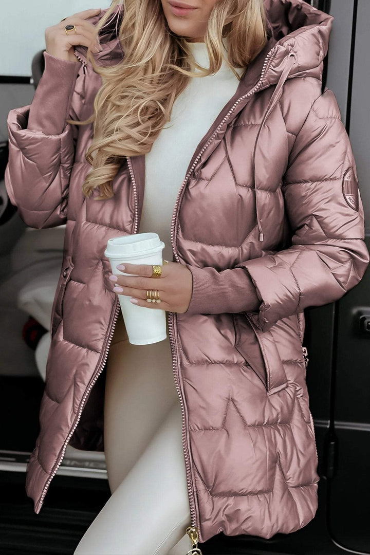 Amela | Warm Autumn Coat in Cotton Blend