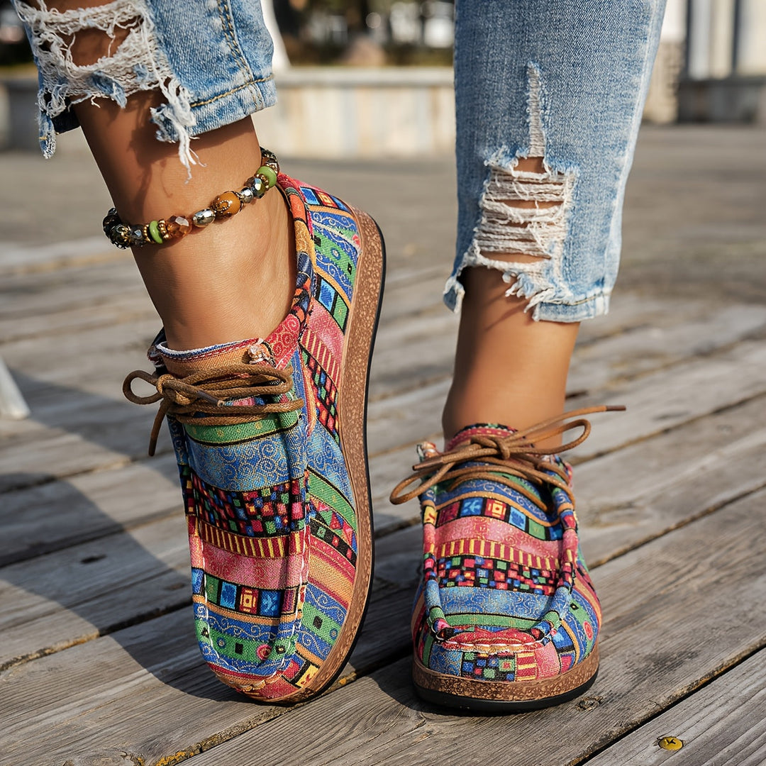 Colorful Retro Women's Shoes