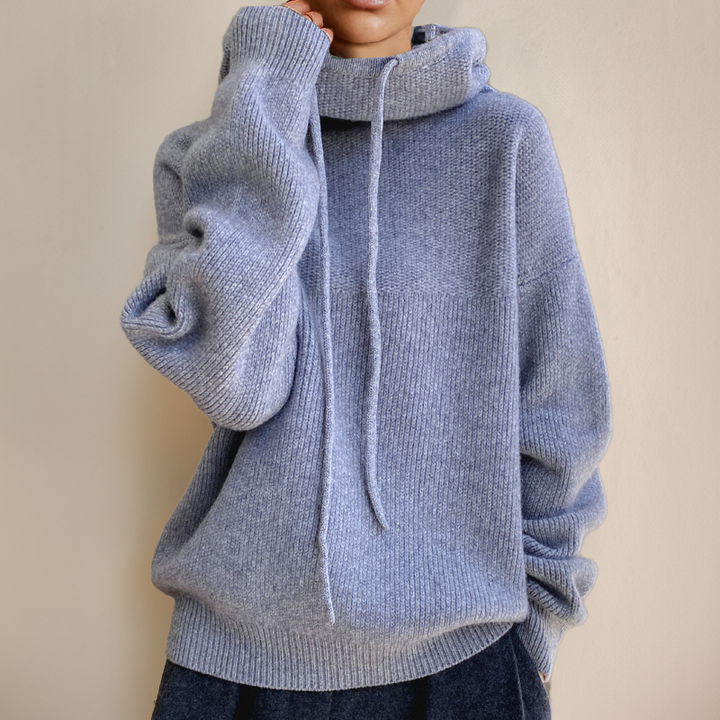 Lia - Elegant High Neck Sweater