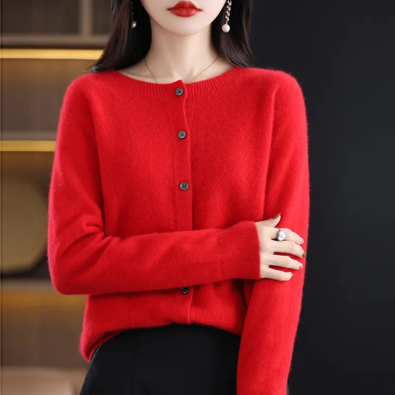 Christine - Cozy Button-Up Cardigan