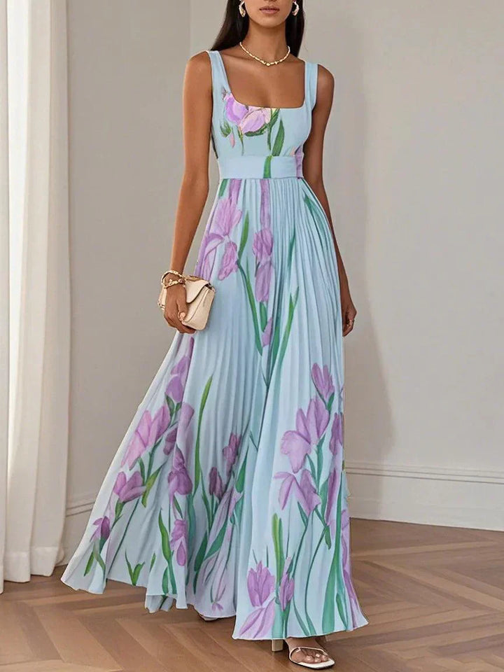 Revina™ |  Elegant Floral Maxi Dress